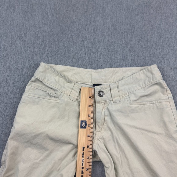 Patagonia Shorts Women 0 Beige All Wear Capris 100% Organic Cotton Bermuda 55392 - Picture 10 of 16